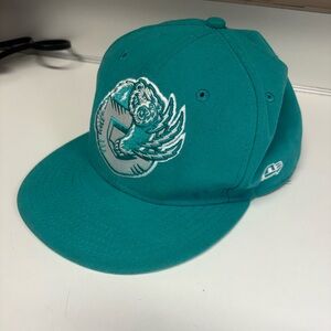 New Era Teal and Gray Cap size 7 5/8